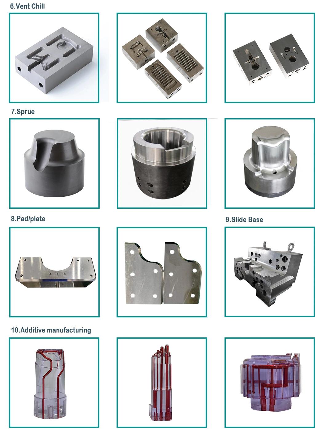 Aluminium Die Casting Mould Components Aluminium Die Casting Mould Spare Parts Die Casting Mould Spare Parts Components Water Jacket for Cylinder Block Mould