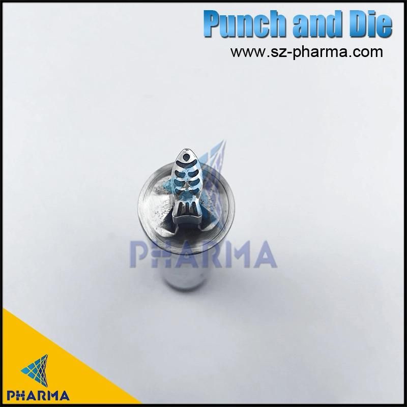 Punch / Cartoon Shape Die / Cat Face Mold for Tablet Press Machine / Customized Punch for Tablet Press