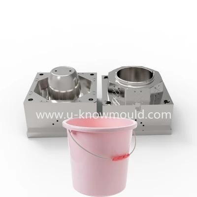 Plastic Portable Bucket Injection Mold Water Storage Bucket Mould