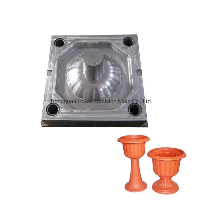 Custom Plastic Injection Molds for Round Flower Pot Cactus Cement Pot