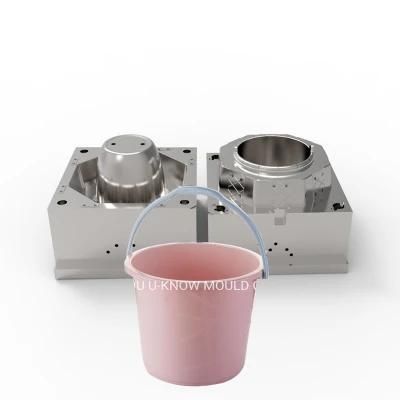 15 Liters Plastic Bucket Mold with Lid Wash Bucket Mould