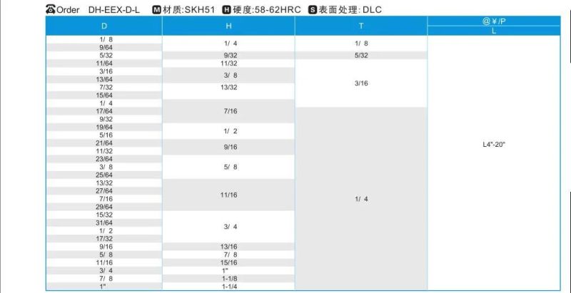 Dh-Eex Tools & Moulding Parts Ejector Pins