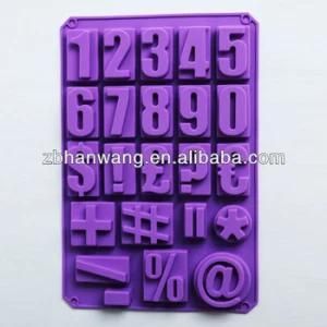 B0114 Number Silicone Chocolate Mold