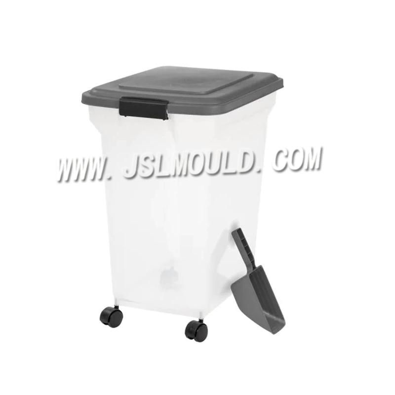 Injection Plastic 55 Quart Pet Food Storage Bin Container Mould