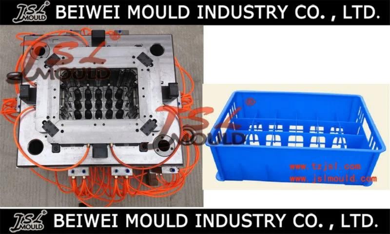 Customized Injection Plastic Crate Mould for Soft Drink Bottle