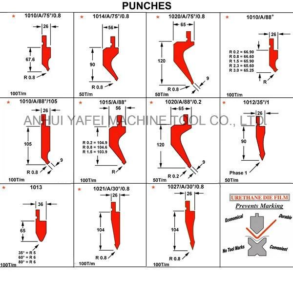 Press Brake Punch & Press Brake Dies