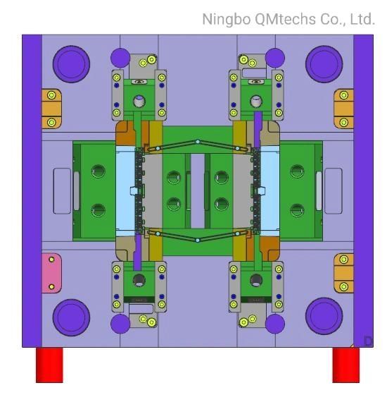Muti-Cavity High Precision Customized Plastic Injection Mould for Telecom Connector