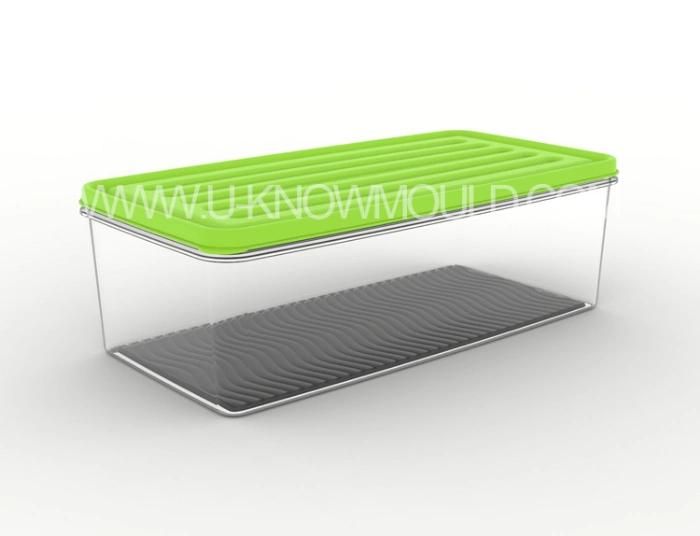 Plastic PP Sealed Fresh Food Container Box Injection Mould Plastic Lunch Storage Mold