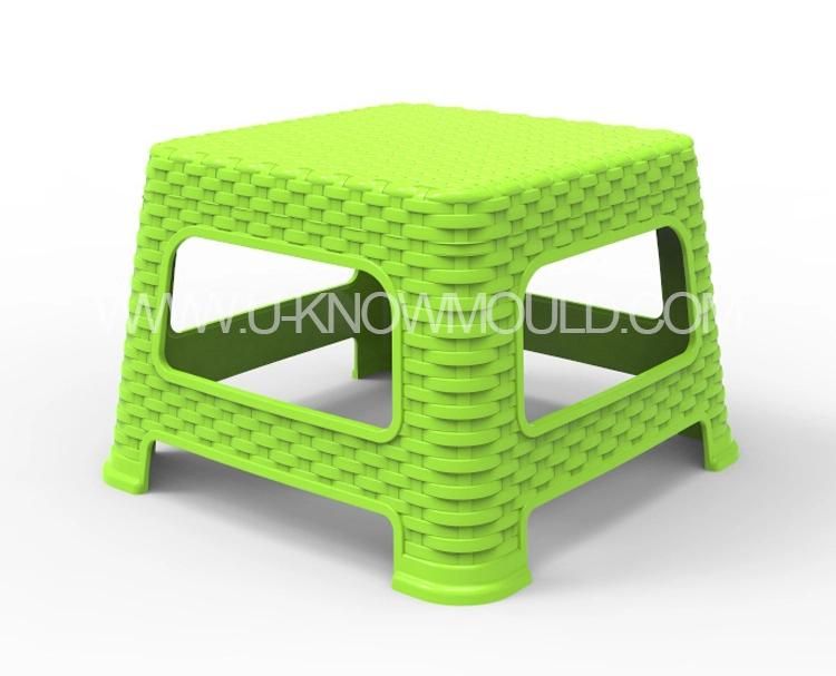Plastic Antiskid Stool Injection Mould Plastic Bath Stool Mold for Childern