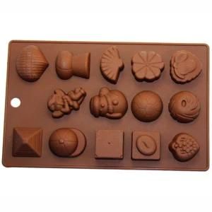 Nicole Set Different Cartoon Silicone Chocolate Molds B0023