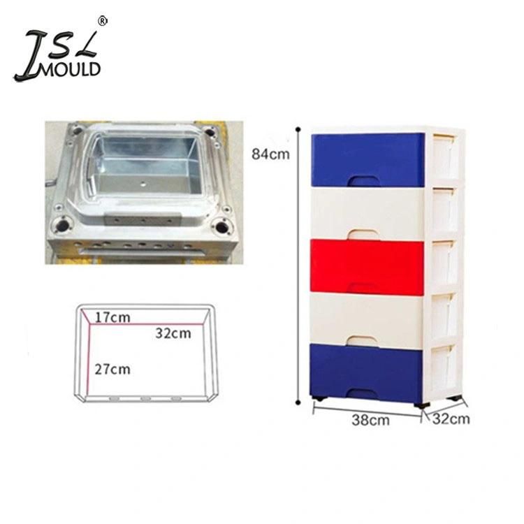 Customized Plastic Chest Drawers Box Injection Mould