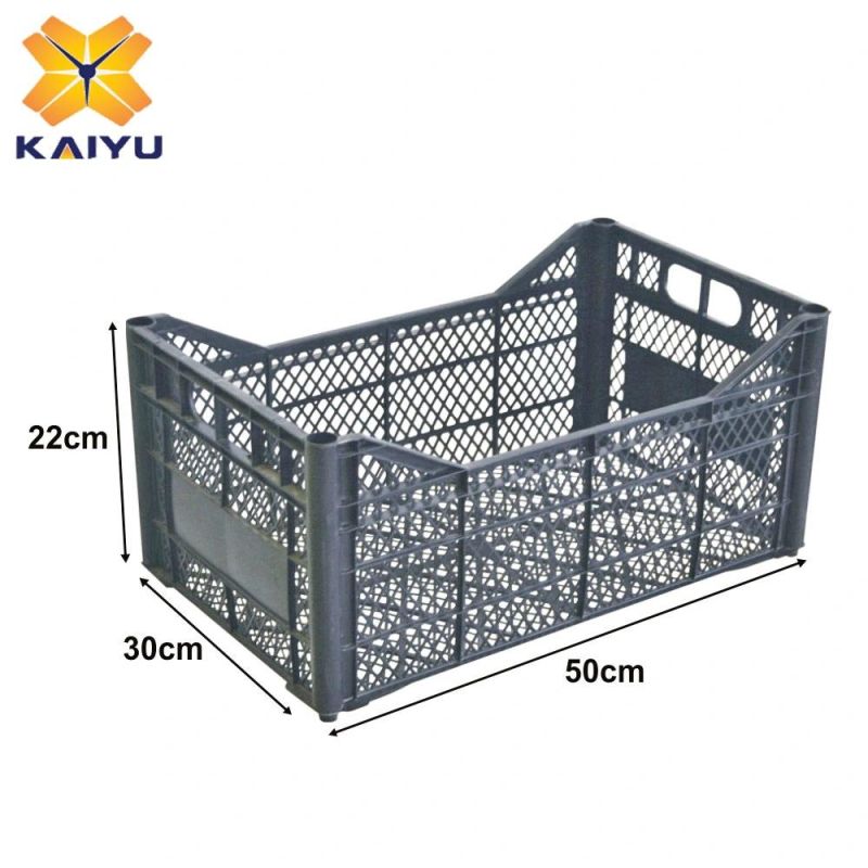 Customized Different Size Vegetables Basket Plastic Crate Injection Mould Maker