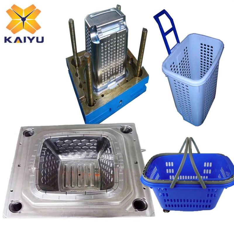 Customized High Quality Plastic Injection Basket Crate Mould for Vegetables