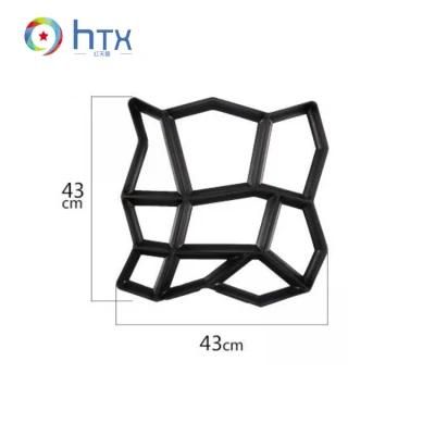 DIY Plastic Pathway Pave Walking Pavement Making Mold