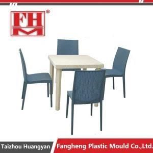 Plastic Injection Outdoor Garden Table Chair Set Mould