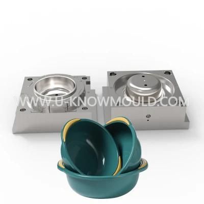 Round Basin Plastic Injection Mould Plastic Basin Mold