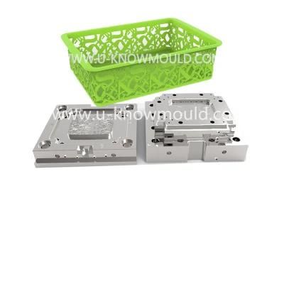 Hollow Basket Injection Mould Plastic Storage Basket Mold