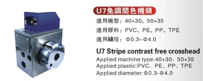 Fixed Centering Crosshead Extrusion Head in Cable and Wire Manufacturing Line