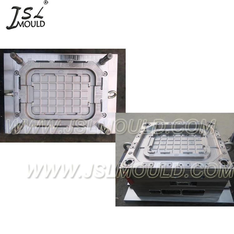 Injection Plastic Attached Lid Container Mould