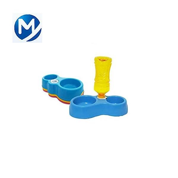 Custom Double Injection Plastic Parts for Feeding /Drinking Pet Bowl