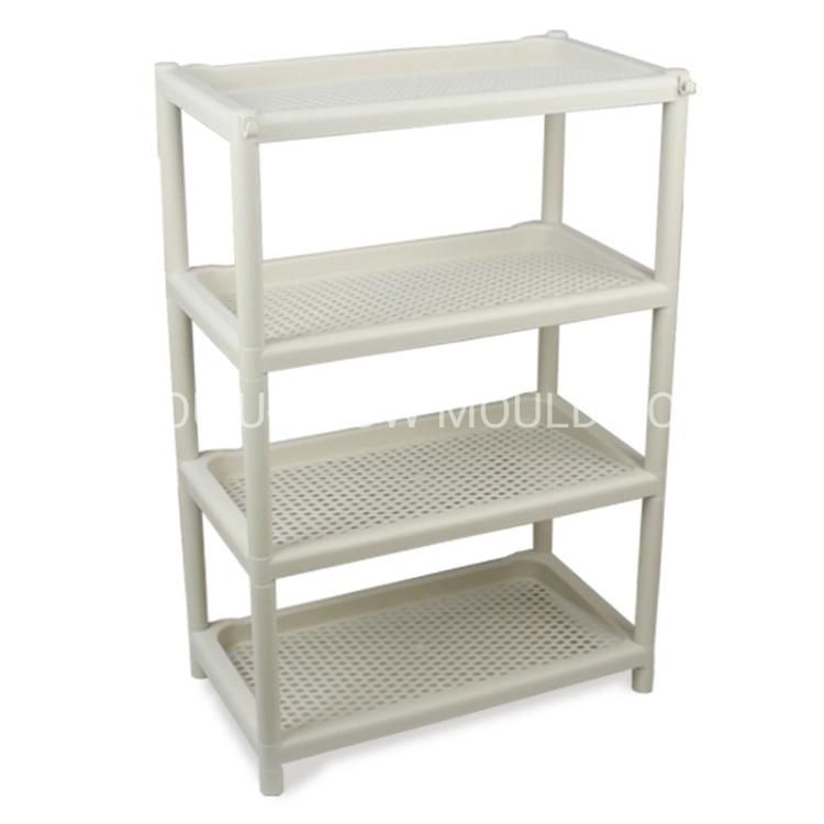 Plastic Injection Mold Kitchen Bathroom Storage Shelf Rack Mould