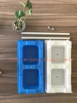 Interlocking Plastic Concrete Mould for Hollow Block Bricks in Stock