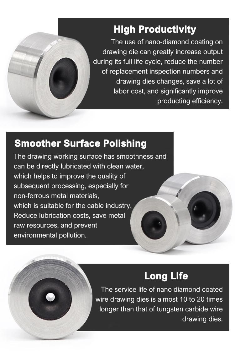 Diamond Mould Nano Diamond Drawing Dies for Copper Wire