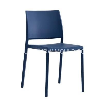 Fashion Plastic Armless Chair Injection Mould Plastic Backrest Chair Mold