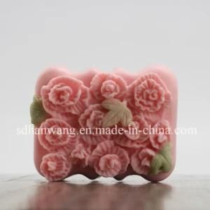 R0053 Camellias Flowers Shape Handmade Silicone Soap Mould