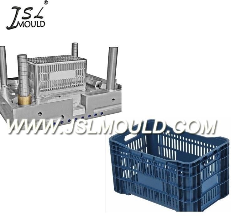 Injection Plastic Mesh Design Crate Mould