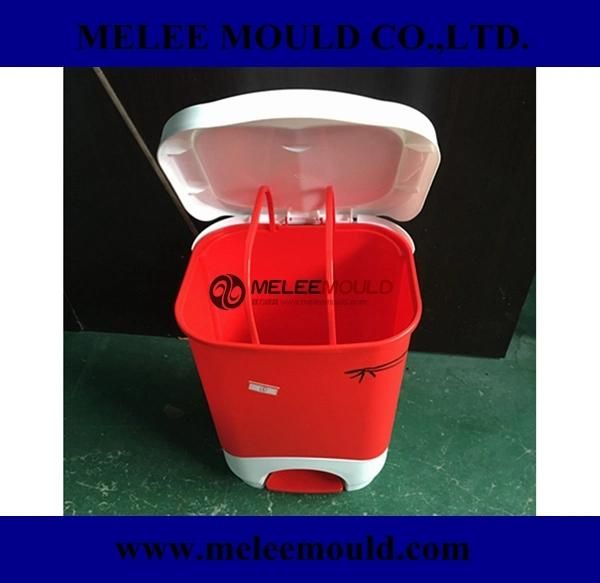 Plastic Injection Step-on Wastebasket Mould