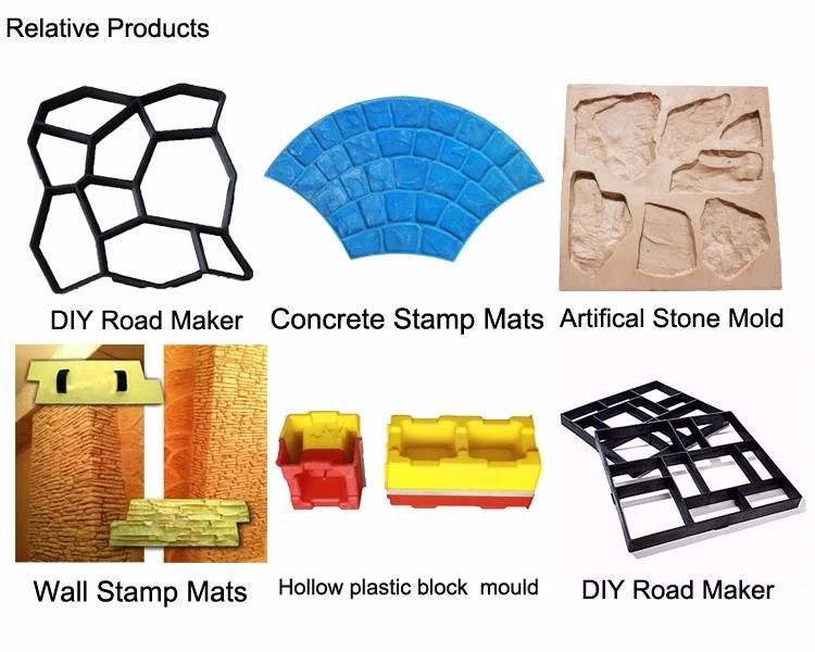 Silicone Rubber 3D Wall Panel Artificial Stone Molds for Decorative Wall