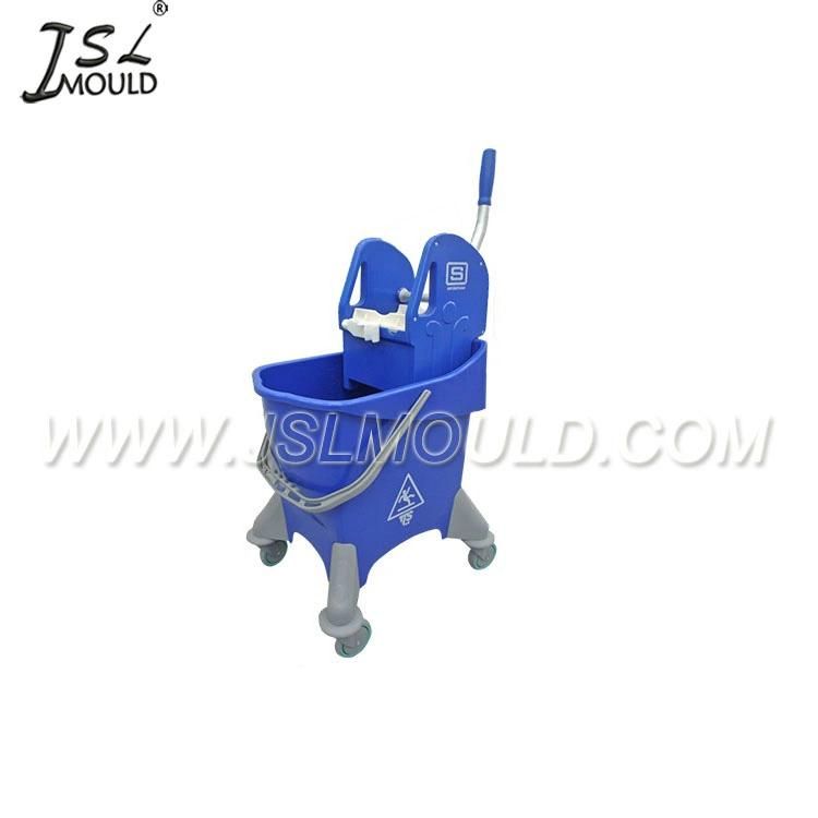 Injection Plastic Commercial Mop Bucket with Wringer Mould