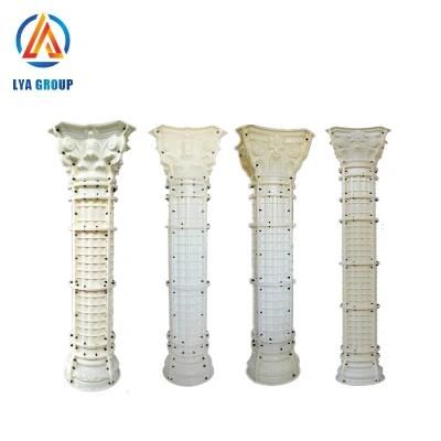 Kenya Warehouse Square Concrete Plastic Column Roman Pillar Mold