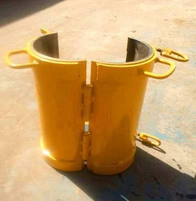 Two Parts 150*300 Yellow Steel Cylinder Mould