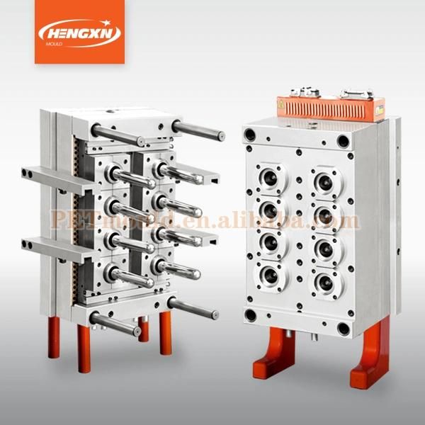 4 Cavities Pin-Valve Gate 5 Gallon Preform Mould/ Mold with Robot for Gallon Bottle Weight 600-750 Grams Heavy Weight.