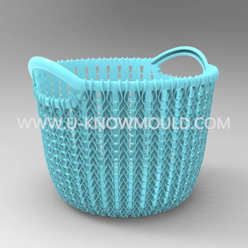 Soft Laundry Basket Injection Mould Plastic Laundry Basket Mold