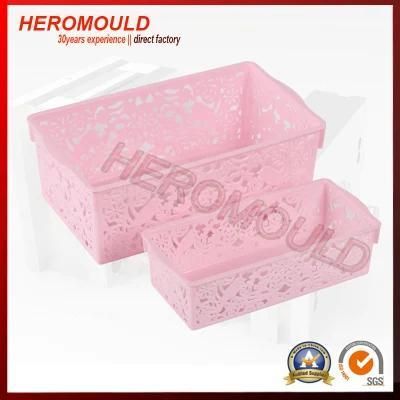 Plastic Household Storage Basket with Handle Mould From Heromould