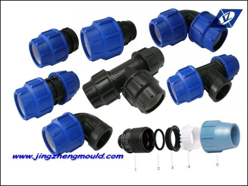 PE Injection Pipe Fitting Moulding