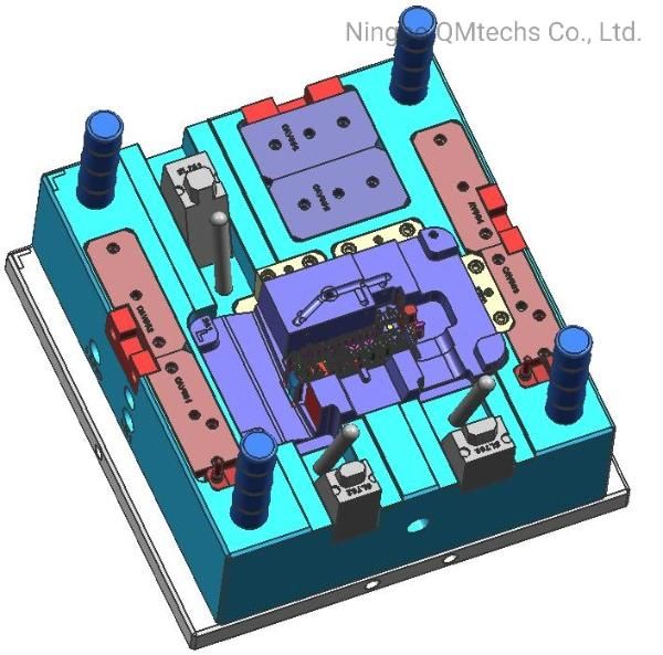 Cold Runner Customized Precision Plastic Injection Mould for Auto Parts Junction Box