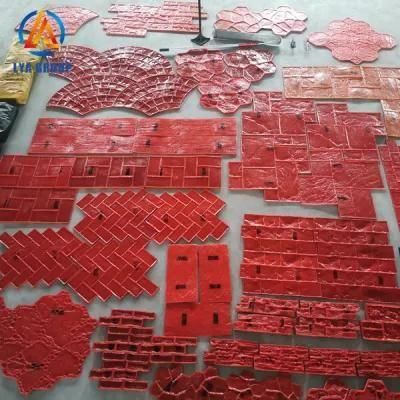 Floppy Vertical Decorative Concrete Cement Cobblestone Stamp Mat Mold