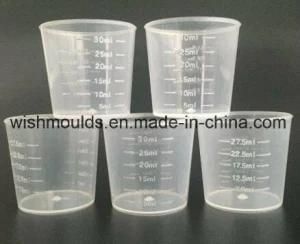 PP Cup with Measurement, Plastic Injection Mould Manufacturer