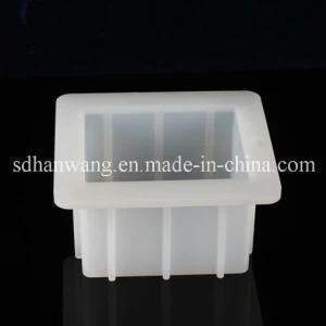 B0258 Square White Color Cheap Wholesale Bar Silicon Mold Soap