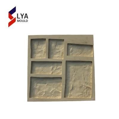 Flexible Veneer Silicone Rubber Stone Molds for Wall Decoration