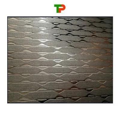 Stainless Steel Embossed Press Plate for Melamine Faced Chipboard (MFC)