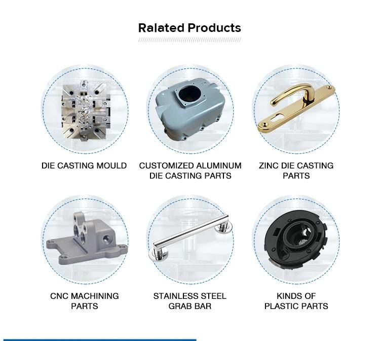 Precision Moulded Components Casting Aluminum in Steel Molds