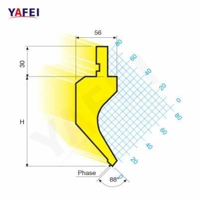 Press Brake Tooling Die 88 Degree Gooseneck Punch