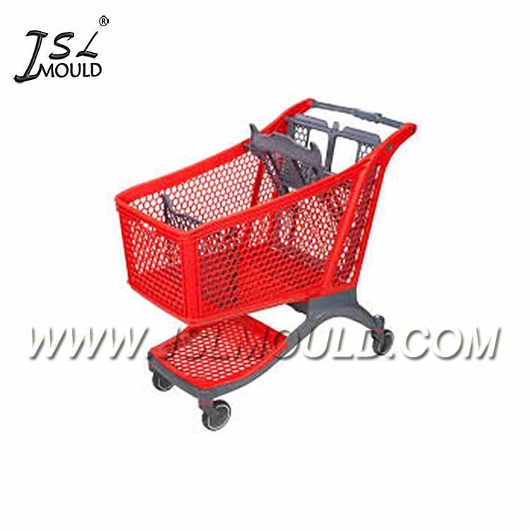 Quality Custom Made Injection Supermarket Plastic Shopping Cart Trolley Mould