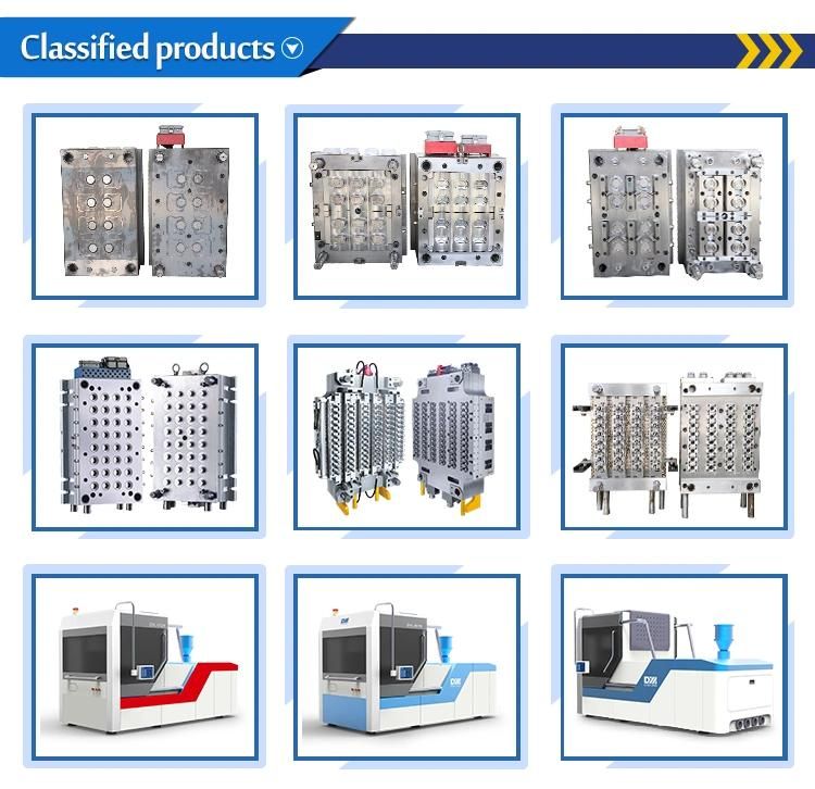 72 Cavity Pet Plastic Preform Mold with Hot Runner Injection Plastic Preform Mould