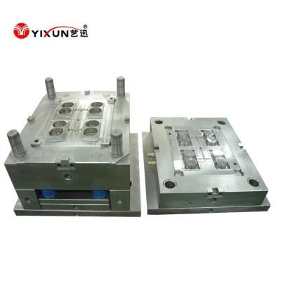 China Mold Maker Injection Mould 2 Way Rounded Switch Socket of Plastic Injection Molding